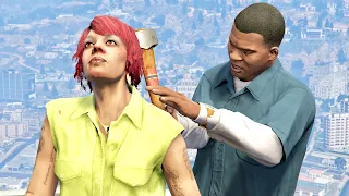 GTA V PC Franklin Kills Tonya (Editor Rockstar Movie Cinematic Short Film)