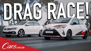 Drag Race - VW Polo GTI vs Toyota Yaris GRMN