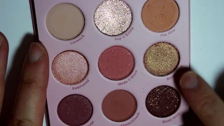 ColourPop Blush Crush Palette Swatches