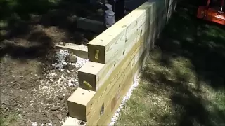 HOW TO: Build a Timber Wall