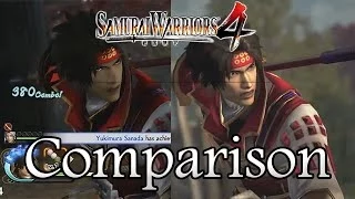 Samurai Warriors 4 Graphics Comparison - PS3 x PS4 (1080p)