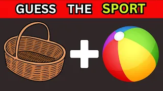 Guess The Sport By Emoji!🏀🎾🏈Which Sport Do You Prefer?Emoji Quiz