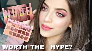 TESTING THE NEW NUDE PALETTE BY HUDA BEAUTY | WORTH THE HYPE/MONEY???