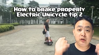 How to brake Properly - Electric Unicycle tips 2