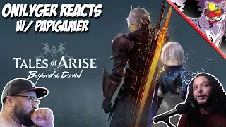 [QHD 1440p] OniLyger Reacts w Papigamer: State of Play Tales of Arise Beyond the Dawn DLC Trailer
