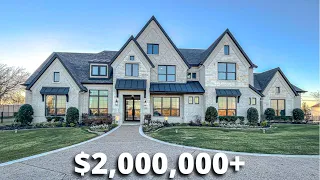 INSIDE A HUGE LUXURY HOME ON 1.6 ACRE LOT NEAR PLANO TEXAS | 4-5 Bed | 4-6 Bath | $2,000,000+