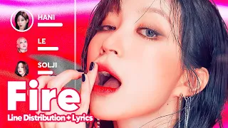 EXID – Fire (불이나) Line Distribution + Lyrics Karaoke PATREON REQUESTED