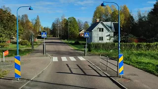 Autumn roads of Sweden