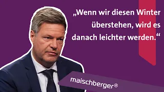 Robert Habeck im Gespräch: "Es wird ein harter Winter" | maischberger