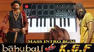 Bahubali vs KGF | Mass Intro Scene Bgm By Raj Bharath | Prabhas | Yash | M.M.Keeravani | Ravi Basrur