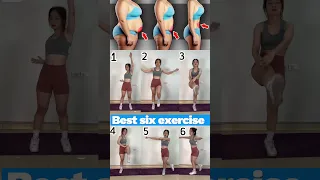 6 weight loss exercises to lose belly fat at home without equipment #exercise #tiktokchallenge