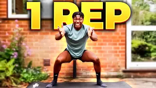 I Tried The Impossible Squat Challenge *Can You Survive 1 REP?*