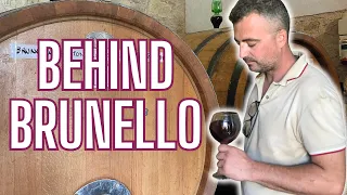 Get a Look Behind the Scenes of a MONTALCINO TUSCAN Winery