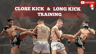 Muay Thai techniques - Close kick & long kick