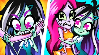 My Friend Is a ZOMBIE || Crazy and funny situations in zombie life by Teen-Z Tales