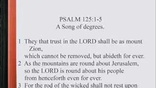 Psalm 125:1-5 ♩♫ KJV Scripture Song, Full Chapter