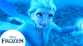 Elsa domina los espíritus: viento, fuego y agua | #Frozen