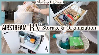 RV Camper Storage Solutions | Airstream Organization | Tiny Living