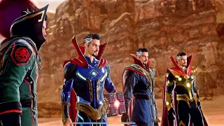 Marvel Future Revolution Thanos Epic Invasion Step 5 All Ending Cutscenes