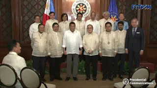 Turnover of Certificate to San Beda University 5/9/2018