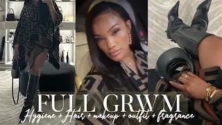 FULL GRWM GIRLS NIGHT OUT! MAKEUP + HAIR WASH & STYLE + OUTFIT + FRAGRANCE! ALLYIAHSFACE GRWM