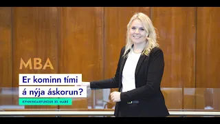 MBA nám í Háskóla Íslands - Þórunn Inga Ingjaldsdóttir