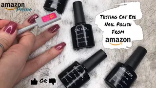 DIY Testing Cat Eye Nail Polish From AMAZON | Is It Worth It?