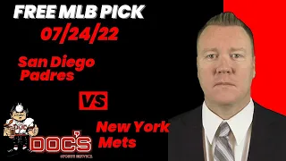 MLB Picks and Predictions - San Diego Padres vs New York Mets, 7/24/22 Free Best Bets & Odds