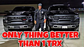 THE ONLY THING BETTER THAN ONE RAM TRX #trx #raptor
