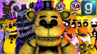 Gmod FNAF | Evil Chica Takes Over The Golden City!