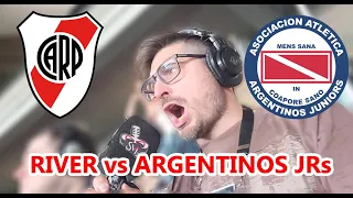 ARGENTINOS JRS vs RIVER - FECHA 1 - COPA DE LA LIGA - SINTONIA MONUMENTAL - EN VIVO CON CAMARA