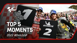 Top 5 MotoGP™ Moments | 2022 #DutchGP