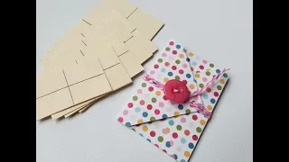 Mini Envelopes Without Punch Board: Rectangles