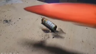 EXPERIMENT Glowing 1000 Degree KNIFE VS FIREWORKS