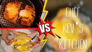 Easy AIR FRYER Bacon Egg and Cheese Tik Tok Recipe | Chef Kev's Kitchen