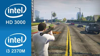 Grand Theft Auto 5 Gameplay Intel i3 2370M + Intel HD Graphics 3000 (Notebook / Laptop)
