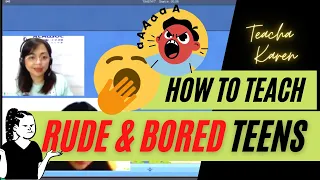 How to Teach RUDE/BORED students | Acadsoc Sample Class | With Commentary