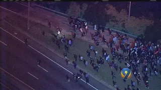 MINUTE-BY-MINUTE: Protesters march in uptown Charlotte Friday night