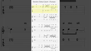 Gitar Repertuvarı / DUMAN - Senden Daha Güzel