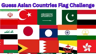 Guess And Learn The Asian Countries Flag In 5 Second | Flags Quiz Challenge | Key Knowledge Pro