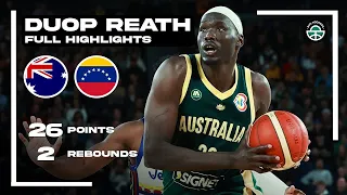 DUOP REATH LED THE BOOMERS TO A W!! 26PTS vs VENEZUELA (FULL HIGHLIGHTS)