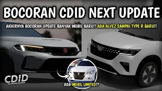 BOCORAN Banyak Mobil Baru CDID NEXT UPDATE Bakal Ada ALVEZ Sampai TYPE R!! | CDID Roblox Part 1