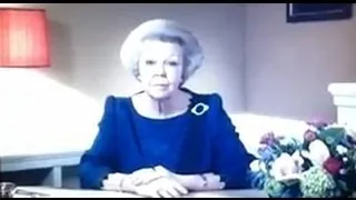 Koningin Beatrix kondigt haar aftreden als onze vorstin (abdicatie) aan. - met volledige tekst -