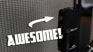 Can you record a guitar amp with a Zoom H2n handheld recorder?