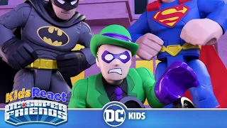 Kids React: DC Super Friends | A Brilliant Question | @dckids