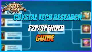 Crystal Tech Research F2P/Spender Guide - Rise of Kingdoms Heroic Anthem KVK