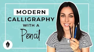 Beginners Guide To Doing Calligraphy with a Pencil