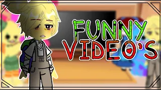 Poppy playtime react to Funny videos [Its DK Afton]