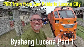 PNR Train from San Pablo to Lucena. Byaheng Lucena Part 1. Ft. Commute Manila to San Pablo Station