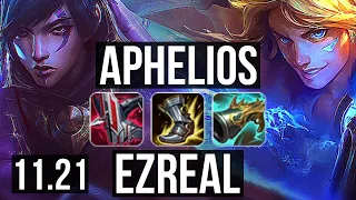 APHELIOS & Thresh vs EZ & Yuumi (ADC) | 4/0/5, 300+ games | KR Master | 11.21